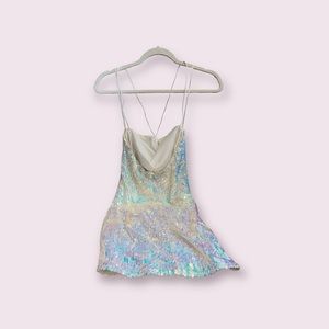 sequined dress